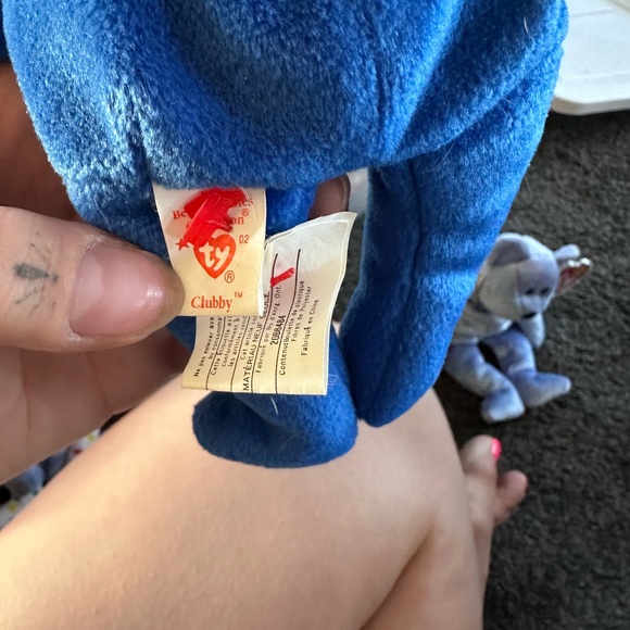 ‘Clubby I’ & ‘Clubby II’ Beanie Baby Bears - Picture 2 of 5